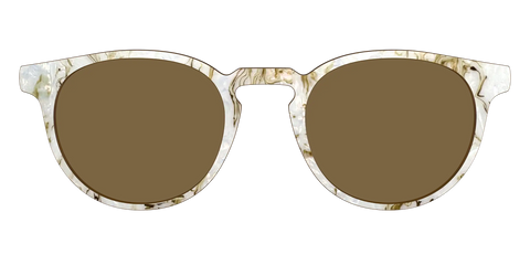 The Polarized Ivory Sand Pearl Shell Sun Top