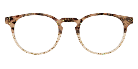 The Khaki Tortoise Crystal Split with Gold Flakes
