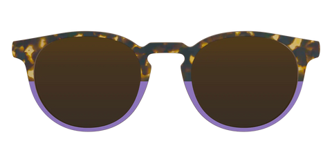 The Polarized Lavender Tortoise Split Sun Top