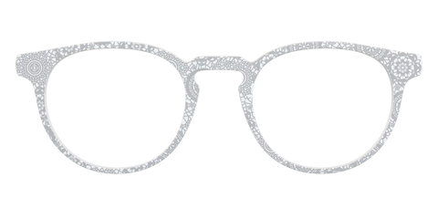 The Pale Gray Medallion Lace