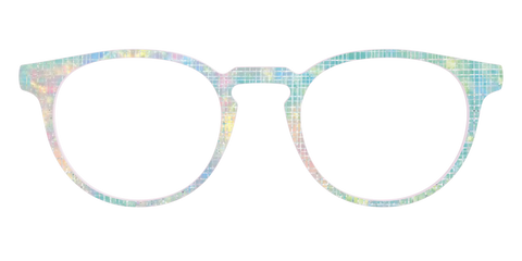 The Pastel Gradient with Holographic Hatching