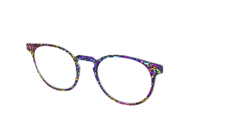 The Rainbow Splatter Black