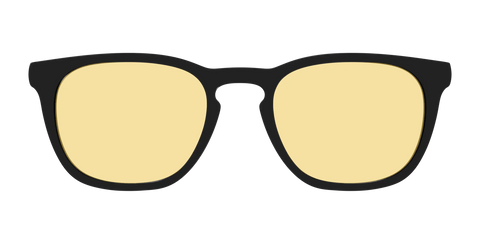 The Black With Citrine Yellow Lens