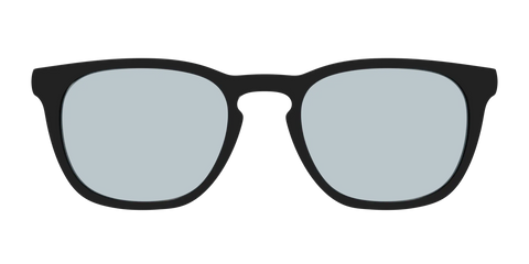 The Black With Slate Blue Lens