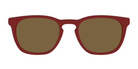 The Polarized Burgundy Sun Top