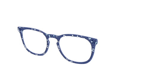 The Denim Heart Glitter Crystal