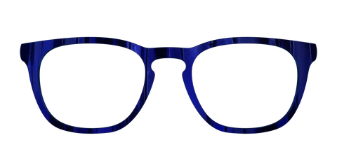 The Indigo Moire Stripes