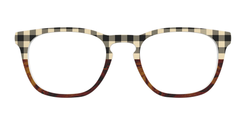 The Ivory Plaid Wood Split