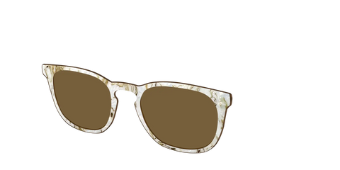 The Polarized Ivory Sand Pearl Shell Sun Top