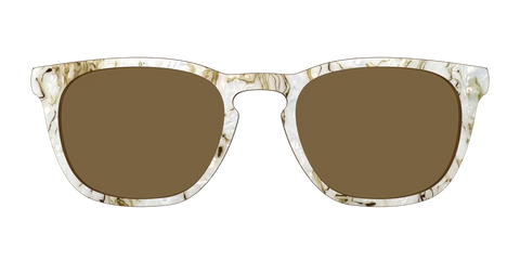 The Polarized Ivory Sand Pearl Shell Sun Top