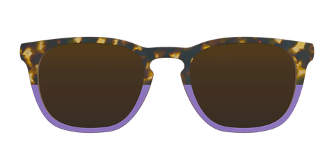 The Polarized Lavender Tortoise Split Sun Top