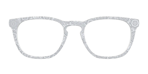 The Pale Gray Medallion Lace