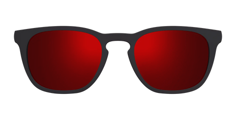The Polarized Red Reflective Sun Top