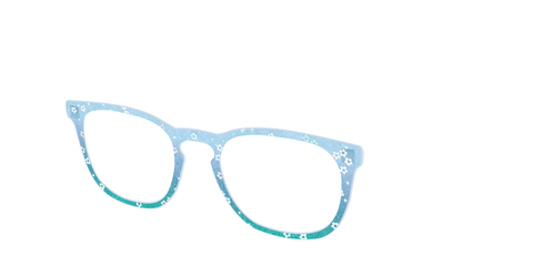 The Sky Blue Crystal with Daisy Glitter