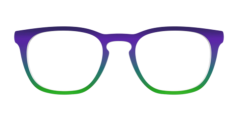The Ultra Violet to Bright Green Gradient