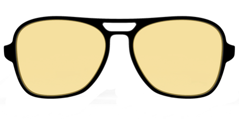 The Black With Citrine Yellow Lens