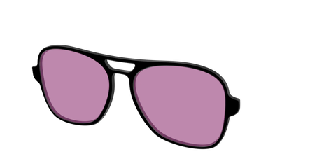 The Black with Pink Racquet Sport Lens