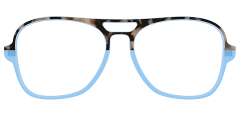 The Denim Tortoise Crystal Split