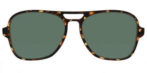 The Non-Polarized Green Tortoise Sun Top