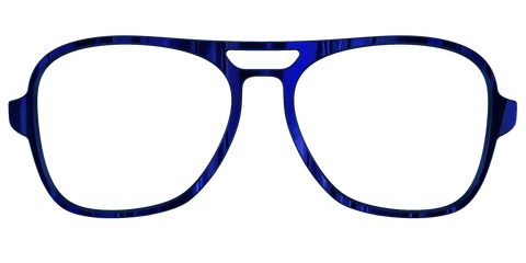 The Indigo Moire Stripes