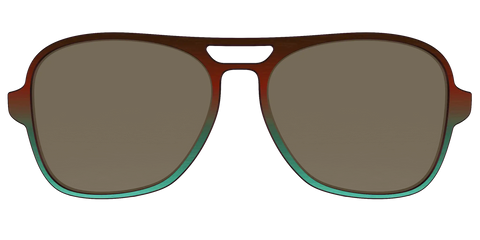 The Polarized Mahogany to Juniper Woodgrain Sun Top