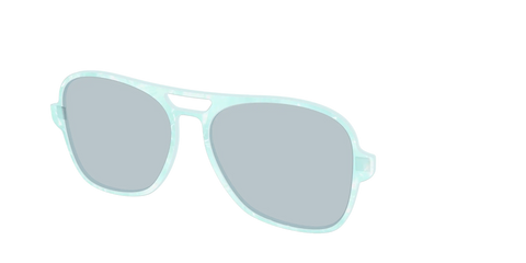 The Oceanic Pearl with Slate Blue Lens