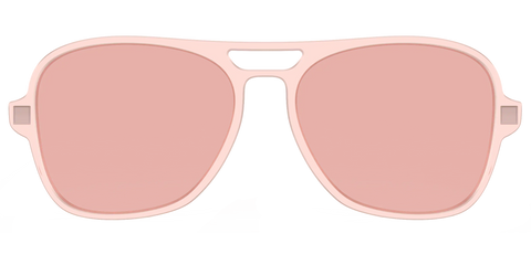 The Pink Crystal With Coral Pink Lens