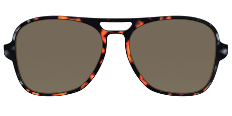 The Polarized Gray & Amber Tortoise Sun Top