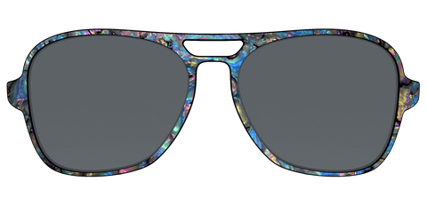 The Polarized Midnight Abalone Sun Top