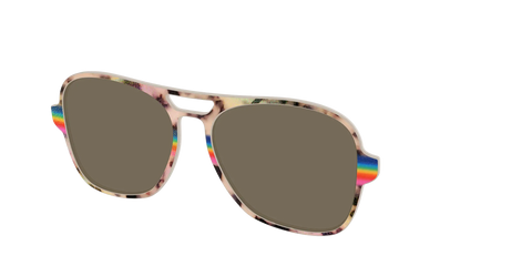 The Polarized Prism Split Tortoise Sun Top