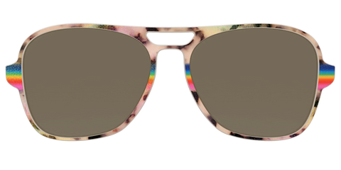 The Polarized Prism Split Tortoise Sun Top