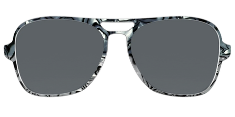 The Polarized Zebra Pearl Split Sun Top