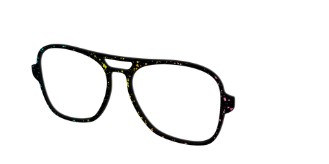 The Rainbow Foil Splatter