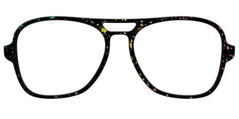 The Rainbow Foil Splatter