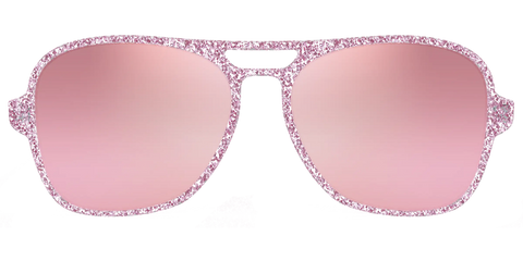 The Polarized Rose Gold Sparkle Sun Top