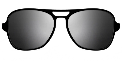 The Polarized Silver Reflective Sun Top