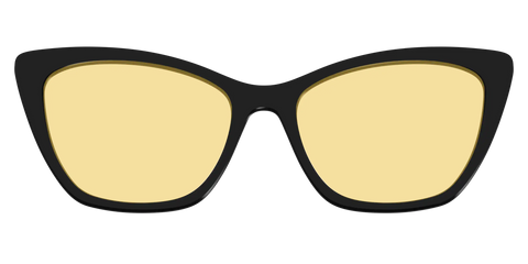 The Black With Citrine Yellow Lens