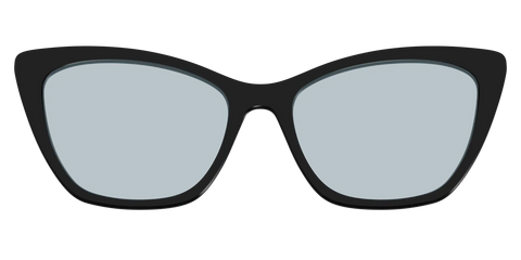 The Black With Slate Blue Lens