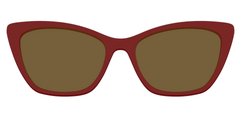 The Polarized Burgundy Sun Top