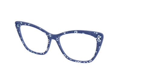 The Denim Heart Glitter Crystal