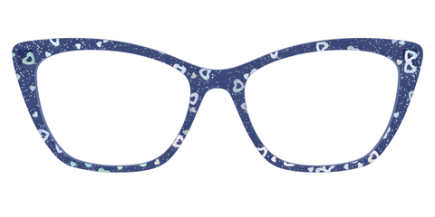 The Denim Heart Glitter Crystal