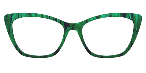 The Emerald Moire Stripes