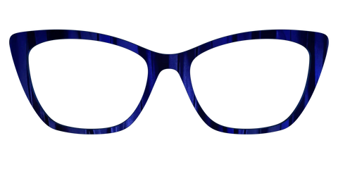 The Indigo Moire Stripes