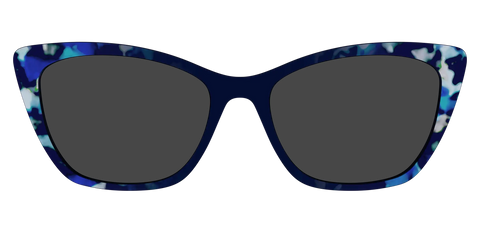 The Polarized Indigo Tortoise Sun Top