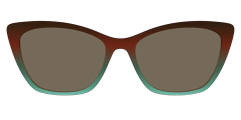 The Polarized Mahogany to Juniper Woodgrain Sun Top