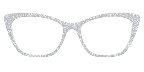 The Pale Gray Medallion Lace