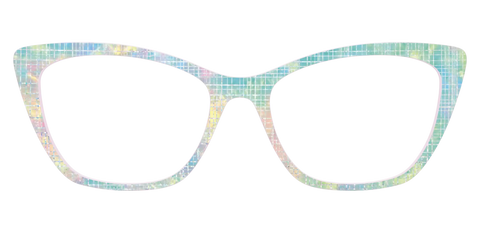 The Pastel Gradient with Holographic Hatching