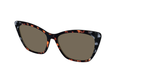 The Polarized Gray & Amber Tortoise Sun Top