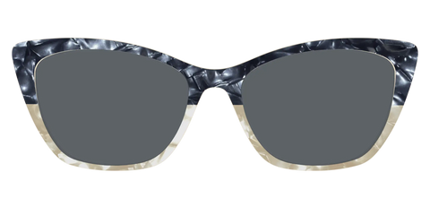 The Polarized Navy to Taupe Pearl Split Sun Top