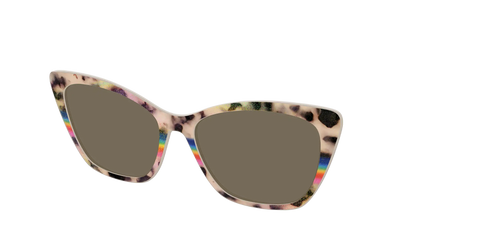 The Polarized Prism Split Tortoise Sun Top